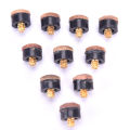 10PCs Screw On Cue Tips For Billiard Pool Cue Stick and Snooker Cue Parts. 