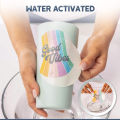 A4 Size Waterslide Decal Paper LASER White 5 Sheets Premium Water-Slide Transfer No-transparent, Printable, 8.3×11.7 IN for Lase. 