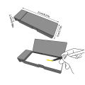 Portable Wet Palettes For Acrylic Painting Model Coloring Wet Tray Water-based Paint Holder Keeps Wet Paint Modeling Tools. 