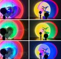 Remote Control RGB Sunset Lamp Projector 16 Colors Changing RGB | Mobile Photography Backgrounds Accessories Lighting Kit Wallpaper. 