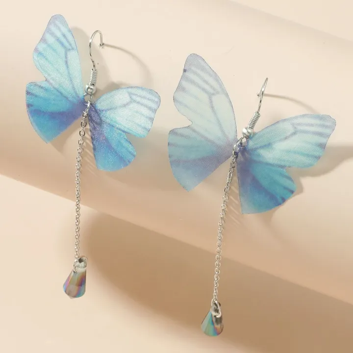 2%20Simple%20Temperament%20Fresh%20Blue%20Butterfly%20Shape%20Crystal%20Tassel%20Pendant%20Earrings%20Ms.%20Fashion%20Items%20Holiday%20Travel%20Leisure%20Ball%20-%20Image%202