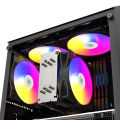 Aigo P16 RGB FAN Ventoinha 120mm Pc Computer Case Fan Rainbow Heatsink 4PIN 12cm White CPU Cooler Silent Fan Cooling Ventilador. 