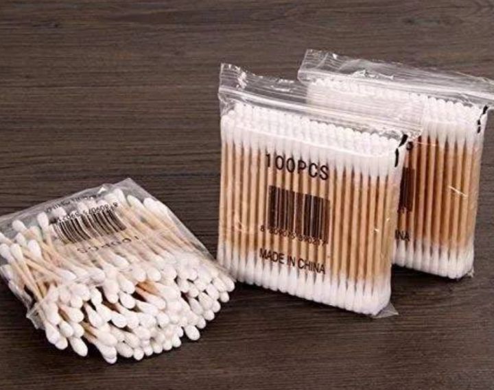 PACK OF 100 Cotton Buds Cotton Swabs Soft Buds Good
Quality Ear Cleaning Swabs