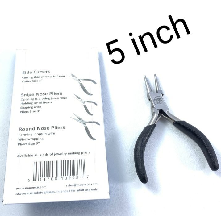 Mini Jewelry Pliers Round Nose Pliers for Jewelry Making 5"