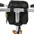 Adjustable Bicycle Bag - Suitable for Mountain Bikes and Electric Scooters, with Seat Belts and Bicycle Accessories. 