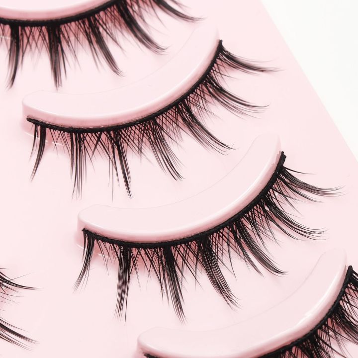 MJ%205Pairs%20Little%20Devil%20False%20Lashes%20Natural%20Fake%20Eyelashes%20Fluffy%20Soft%20Daily%20COS%20Full%20Strip%20Lashes%20Band%20-%20Image%205