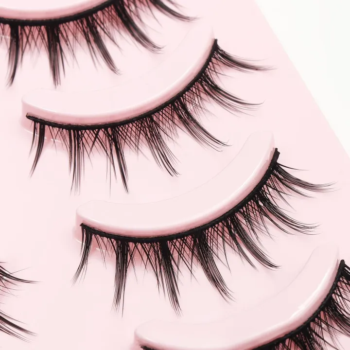 MJ%205Pairs%20Little%20Devil%20False%20Lashes%20Natural%20Fake%20Eyelashes%20Fluffy%20Soft%20Daily%20COS%20Full%20Strip%20Lashes%20Band%20-%20Image%205