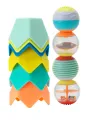 Infantino-sensory stacking cups & activity ball set. 