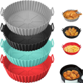 Silicone Air Fryer Liner, Reusable Round Liners for Tower,BPA-Free Non-Stick Silicone Air Fryer Accessories.