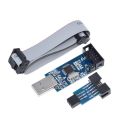 10 Pin to Standard 6 Pin Adapter Board + USBASP USBISP AVR Programmer USB ATMEGA8 ATMEGA128 ATtiny/CAN/PWM For Arduino. 