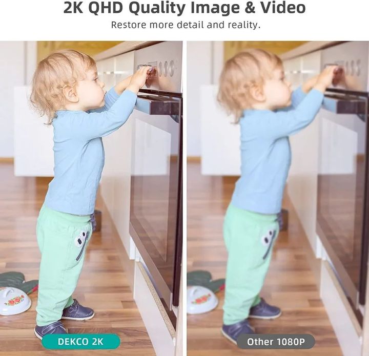 DEKCO%202K%20Indoor%20WiFi%20IP%20Security%20Camera%20360-Degree%20Baby%20Monitor,%20Motion%20Tracking,%20Night%20Vision,%202%20Way%20Audio,%20Compatible%20with%20Alexa%20-%20Image%203