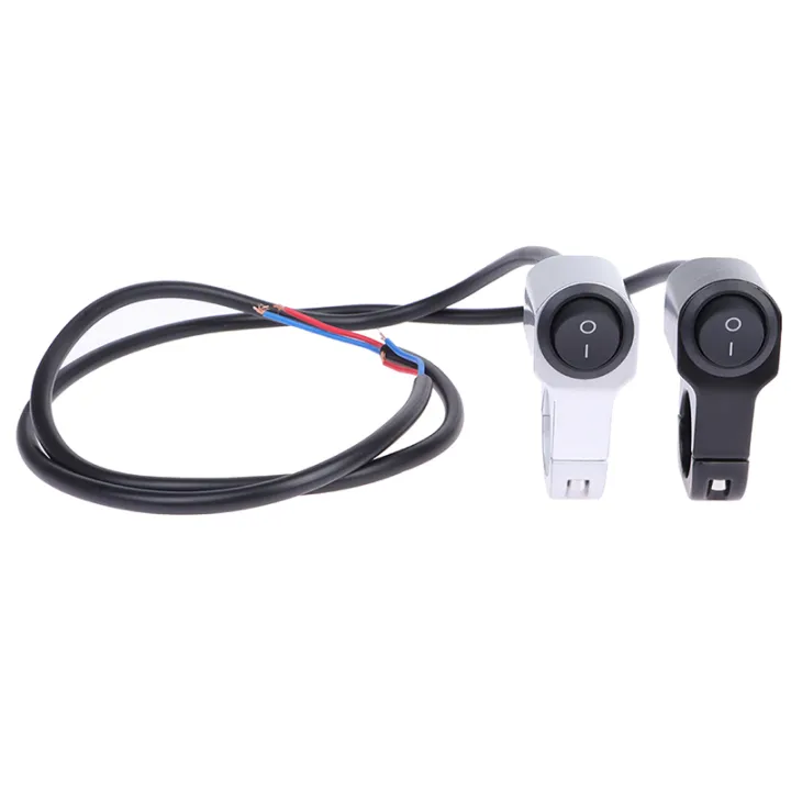 Motorcycle%20Handlebar%20Headlight%20ON/OFF%20Switch%20Scooter%20ATV%20Aluminum%20Alloy%202-Wire%20Black%20Light%20Waterproof%20Switchs%2012V%20-%20Image%202