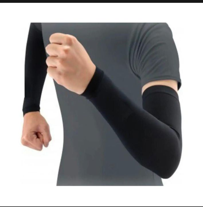 pack of 1 pair black sleeves summer sleeves cover arm protection sleeves sun protection sleeves