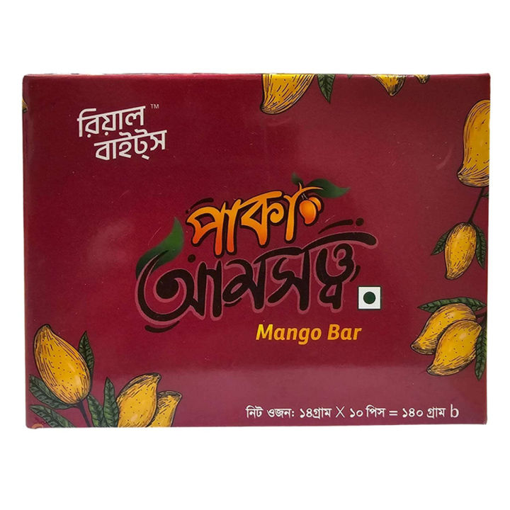 Real Bite Mango Bar 14g x 10 pcs