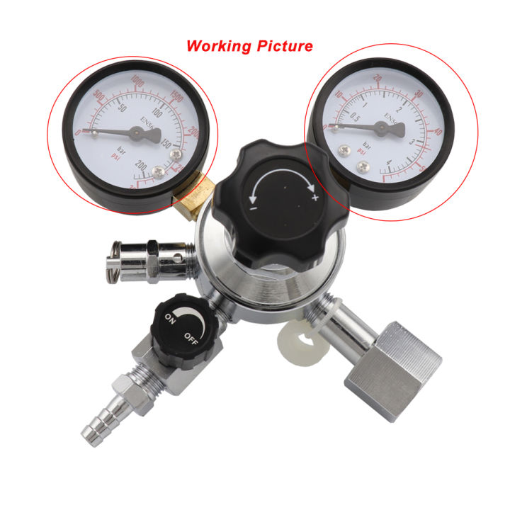 Homebrew%20Beer%20Regulator%20Gauge%20Replacement,%20Co2%20Pressure%20Gauge%20with%201/4"NPT%20Thread%20%200-60PSI%20/%200-3000%20PSI%20-%20Image%205