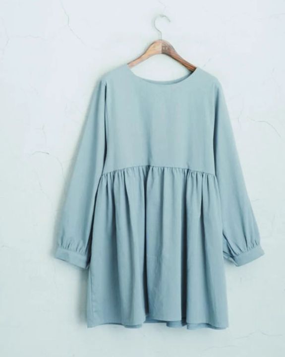 Cloaftish,%20Western%20tops%20tunics,%20kurti%20style%20shirt%20for%20women,%20western%20style%20cotton%20frock,%20casual%20summer%20wear%20,%20Women's%20Korean%20Style%20Stitched%20Frock%20Top%20Shirt%20Casual%20Summer%20Wear%20full%20Sleeves,%20Comfortable%20Cotton,%20winter%20sale,%20Customizable%20Design%20-%20Image%202