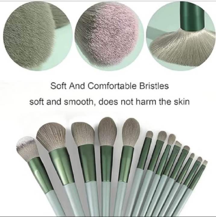 13%20pcs%20Portable%20Makeup%20Brush%20Pack%20Set-In%202%20Colors%20Pcs%20Makeup%20Brush%20Set%20With%20Storage%20Pouch%20For%20Women%20-%20Image%208
