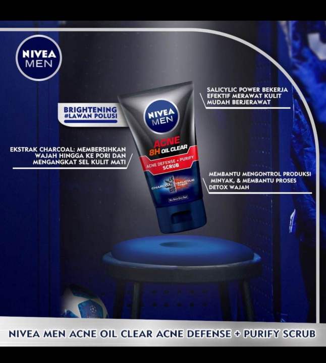 NIVEA%20Men%20Acne%20Oil%20Clear%E2%80%AF%E2%80%93%E2%80%AFAcne%20Defense%20Foam%20(100%E2%80%AFml)%20%20(Germany/UK/Thailand)%20-%20Image%203