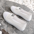 women cute sweet round toe comfort anti skid student school shoes lady casual black spring flats fashion white cool shoes b552.