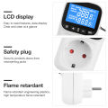 Tuya WiFi Thermostat Switch EU US UK FR AU Plug Temperature Controller Socket AC110-240V Timer Outlet LCD Thermometer Regulator. 