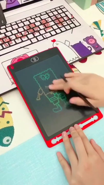 8.5 Inch LCD Writing Tablet for Kids with Pen - Multicolor Drawing Pad, Erasable Doodle Board, Educational Toy & Best Birthday Gift for Boys & Girls