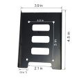 LDPCSJ Metal SSD HDD Adapter Bracket 2.5 to 3.5 Inch SATA Compatible PC Case Mobile Use Portable Hard Drive Mounting Kit. 