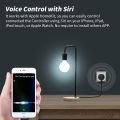 Smart Outlet EU HomeKit  Socket 16A/20A Energy Monitoring Support Siri Voice Control No Hub Required. 