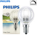 Philips 42W E14 Edison Screw Halogen Classic P45 Golf Ball Bulb Standard Lamp, Eqv to: 55 W, 220-240V Dimmable White Light, 1x. 