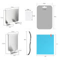 25cm Acrylic Mirror Bathroom Tools Shower Shaving Makeup Washroom Accessories Fogless Fog Free Travel Mirror Unbreakable. 