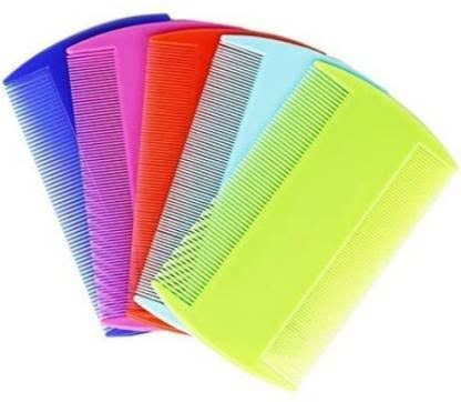 Pack of 10 anti lice comb Multi Color High Quality Comb (bareek Kangi)
