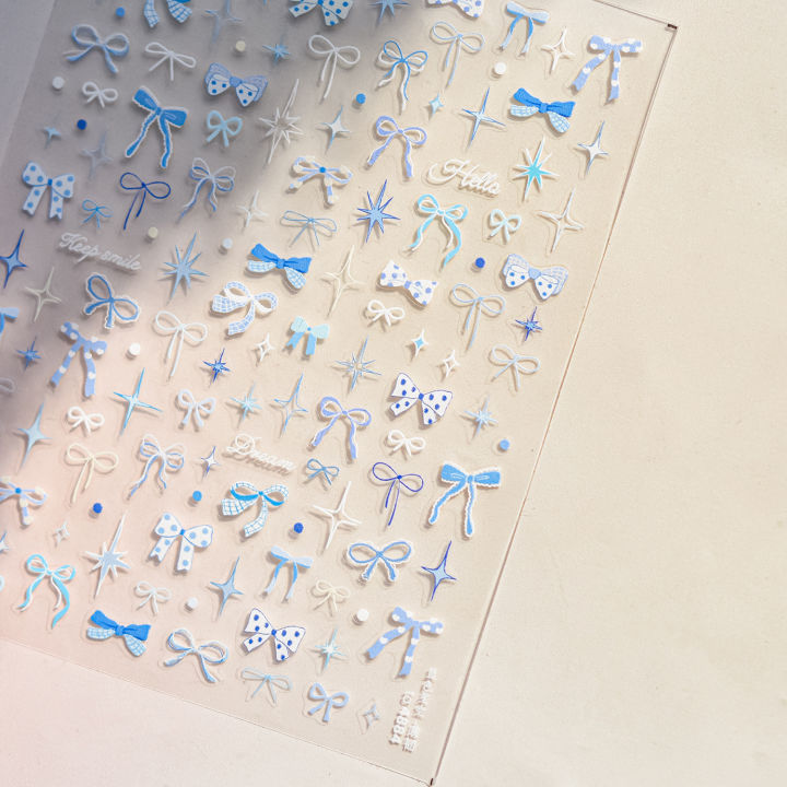 Thin%20and%20Tough%20Nails%20Sticker%203D%20Cute%20Pink%20Starry%20Sky%20Nail%20Art%20Stickers%20Long%20Bows%20Ribbon%20Self%20Adhesive%20Nail%20Decoration%20Decals%20DIY%20-%20Image%204
