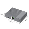 Gigabit Ethernet Switch 1 to 4 RJ45 Splitter, 1000Mbps 4 Port LAN Network Adapter Internet Hub.