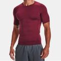 Men's Running T Shirt Summer Short Sleeve Male Sport Tops Tee Workout T-shirt Skinny Tights Gym Fitness Compression Shirts Men. 