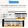 6-Layers Safety Razor Set High Quality Men Razor  Stainless Steel Shaving Changeable Shaver Head Blade ﻿. 