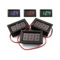 2 / 3 Wires 0.56 Inch Mini Red Green Blue LED Display Panel Voltage Meter Voltmeter Home Use Voltage 3 Three Digital DC 4.5V 30V. 
