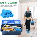 Disposable Boot & Shoe Covers 20 Pcs Pack (10 Pairs) Non-Slip, Durable, Indoor Protect Your Home, Floors and Shoes Blue/ Disposable Surgical Shoes Cove- Shoe Care.