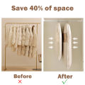 1pc Clothing Compression Bag Wardrobe Organizer Down Jacket Compression Storage Bag Save Space closet Clothes Organizer Bag. 