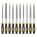 Premium Needle File Set - High-Carbon Steel Files with Non-Slip Ergonomic Handles for Precise Filing on Wood, Plastic, Model, Je. 
