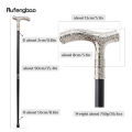White Eagle Head Flower Totem Relief Walking Cane Fashion Walking Stick Gentleman Crosier Knob Walking Stick 93cm. 