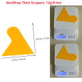 8Pcs Plastic Thick Scraper Car Vinyl Wrap Triangle Tinting Squeegee Mobile Phone Film Decal Sticker Scraper Auto Cleaning Tool. 