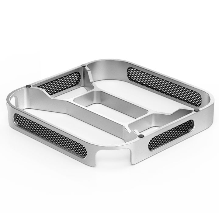 For%20Mac%20mini%20M4/M4%20Pro%20Desktop%20Stand%20Computer%20Riser%20Dustproof%20Base%20Heat%20Dissipation%20Bracket%20Aluminum%20Alloy%20Cooling%20Holder%20Dock%20-%20Image%207