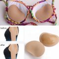1Pair Chest Push Up Sticky Bra Thicker Sponge Bra Pad Breast Lift Up Enhancer Silicone Removeable Inserts Swimsuit Invisible Bra. 