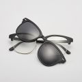 6 In 1 Men Women Polarized Optical Magnetic Sunglasses Clip Magnet Clip on Sunglasses  Clip on Sun Glasses Frame And Bag. 