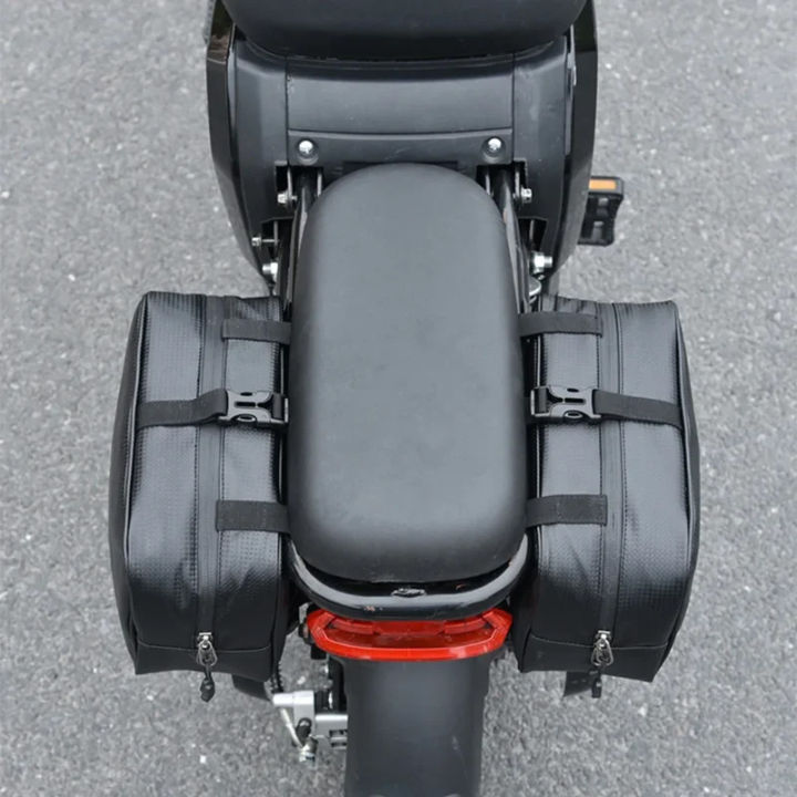 Side Bag Riding Rear Seat Backpack Electric Tail Bags Storage Carrier