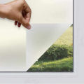 Frosted Glass Window Sticker, Self-Adhesive, UV Protection, Removable, Decorative Window Film. 