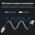 8K Fiber Optic HDMI Cable 8K60Hz 4K120 HDMI 2.1 Cable Dynamic HDR/eARC/HDCP 2.3 Compatible with TV /PS5/Blu-ray.