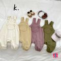 New Charming Bear Ear Cotton Rompers for Babies In Four Colours (9-24 months). 