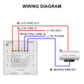 Tuya Smart Water Heater Switch/ Voice Control/Zigbee Compatible with Alexa/ Home Touch Screen Timing 40A. 