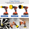 3 pcs/set Drill Brush Set Power Sc Cleaning Brush Tool Kit for Grouting Floors Bathtubs Tiles Showers Bathrooms Kitchen Su. 