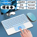 Wireless Keyboard with Touchpad for Android iOS Windows Bluetooth Keyboard and Mouse For Samsung Apple Lenovo Phone Tablet. 